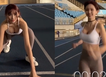 Hot girl gây sốt mạng xã hội, thể hiện khả năng chạy 100m đầy ấn tượng