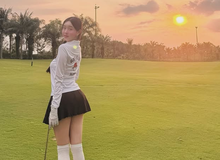 Đi đánh golf, nàng hoa hậu bất ngờ viral với outfit không thể táo bạo hơn