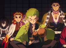 Thánh lạc Zoro đi nhầm sang vũ trụ Kimetsu no Yaiba, hóa thân thành Trụ cột thứ 10