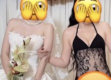 Không ít lần dính thị phi với trang phục phản cảm, cô gái lại bị chỉ trích vì diện đồ xuyên thấu khi dự đám cưới