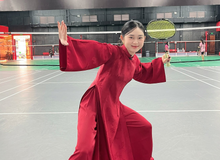 Diện áo dài chơi cầu lông, hot girl khiến anh em game thủ thích thú với bộ ảnh Tết độc đáo