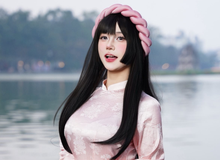 "Thoát vai" nữ coser quyến rũ, Cigw Pols ghi điểm tuyệt đối với bộ ảnh áo dài đón Tết dịu keo