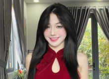 Diện váy đỏ đón Tết, Trần Hà Linh lại viral với màn vũ đạo "cực căng"