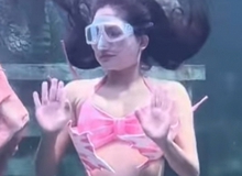 Bị khán giả giơ "ngón tay thối", hot girl tiên cá có pha xử lý cực khéo