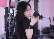 Cận cảnh nhan sắc cô nàng tự nhận "nghiện check-in" phòng gym, tập là phụ, khoe đường cong mới là chính!