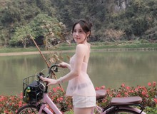 Dạo chơi ở Tuyệt Tình Cốc, bộ ảnh của hot girl bất ngờ viral chóng mặt