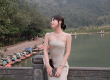 Mê mẩn với khung cảnh Tràng An non nước, qua bộ ảnh của hot girl xinh đẹp này