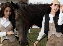 Đứng hình trước màn cưỡi ngựa thần sầu của hot girl làng Pick