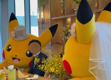 Cặp đôi Nhật Bản gây sốt với đám cưới phong cách Pokémon "độc nhất vô nhị"