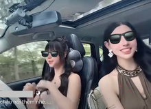 Hết mình với TikTok, hai cô gái "diễn xiếc" trong ô tô bất chấp nguy hiểm, netizen thở dài ngao ngán