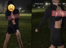 Outfit "mặc như không" khi đi đánh golf, mỹ nhân hớ hênh lộ vòng 1 gây "nhức nhối"