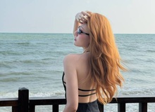 "Em gái Trấn Thành" khoe lưng trần quyến rũ tại Phan Thiết, body "vòng nào ra vòng nấy"