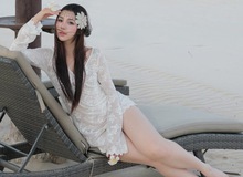Quỳnh Kool hóa "nàng thơ" giữa biển xanh, bộ ảnh mãn nhãn hớp hồn fan
