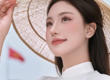 Thích thú với bộ ảnh áo dài ý nghĩa của Á Khôi Phương Anh nhân dịp kỷ niệm Ngày Thống nhất đất nước