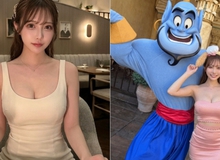 Ăn mặc hở quá đà rồi tạo dáng chụp ảnh tại Disneyland, hot girl xinh đẹp nhận vô số gạch đá