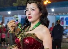 Ngắm "nữ thần chạy bộ" hóa thân Wonder Woman