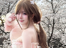 Ngây ngất với bộ ảnh hoa đào của nữ coser nổi tiếng, cảnh đẹp mê ly khiến người xem hết lời khen ngợi