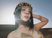 Nóng "bỏng mắt" với bộ ảnh giữa sa mạc của nữ TikToker 13 triệu follow