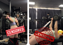 Diện chiếc quần tàng hình, nữ gymer trở thành tâm điểm tranh cãi