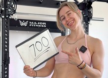 Lên xà liên tục 700 lần, nữ biker khiến người xem nể phục với sức khỏe không tưởng