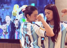 Argentina chiến thắng mãn nhãn, fan girl Hà Linh tung ảnh ăn mừng khiến anh em thích thú