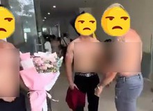 Phản cảm nhóm "idol gym" cởi áo, khoe thân ngay sảnh lễ tốt nghiệp của một trường đại học