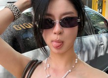 Chỉ lên đồ đi ăn kem, nhan sắc Hàn Hằng cũng "bén" cỡ này!