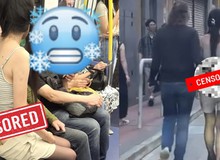 Vô tư "động chạm" trên tàu điện, ý thức công cộng ở đâu cặp đôi ơi?