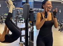 Nữ gymer "đu trend" Người nhện, tạo dáng kinh điển "hút view"