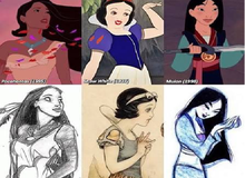 Những bản phác thảo gốc hé lộ diện mạo khác lạ của các nhân vật Disney đình đám