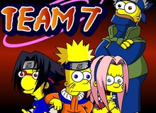 Hài hước với bộ ảnh Naruto phong cách Simpsons