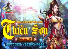 Huyền Thoại Anh Hùng tặng VIP code khủng mừng server mới Thiên Sơn