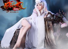Nóng mắt với bộ ảnh cosplay Hồ ly 9 đuôi trong Đắc Kỷ Online