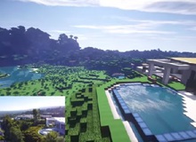 Nhà 1500 tỉ của cha đẻ Minecraft tái hiện bằng... Minecraft