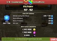 Clash of Clans - V.N.Champions đánh bại clan của thiếu gia Trung Quốc
