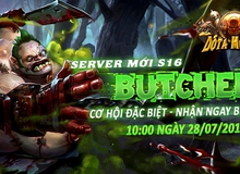 Tặng 200 Gift Code Dota Mobile mừng máy chủ mới S16 - Butcher