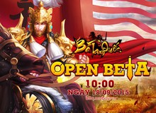 Bá Tam Quốc chính thức Open Beta ngày 18/09, tặng giftcode giá trị