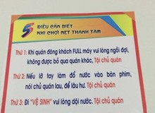 Hài hước với tấm biển "5 điều cần biết khi chơi Net"