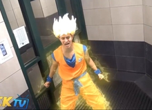 Thanh niên hóa trang thành Son Goku để dọa người qua đường