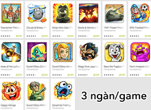 Tải về game bản quyền trên Android chỉ với 3000 VNĐ/game