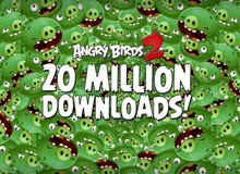 Angry Birds 2 cán mốc 20 triệu lượt tải về chỉ sau một tuần ra mắt