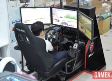 Cận cảnh hệ thống máy tính chơi game đua xe cực chất tại Việt Nam