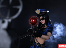 Cosplay Caitlyn sĩ quan cực nuột trong Liên Minh Huyền Thoại