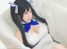 Cosplay Hestia cực dễ thương trong truyện tranh DanMachi