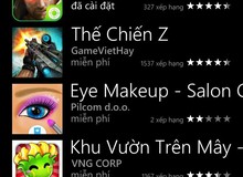 Phong Ma dẫn đầu bảng xếp hạng game trên Windows Phone