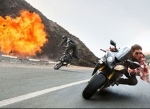 Hé lộ cảnh Tom Cruise tự thực hiện các màn mạo hiểm trong Mission: Impossible