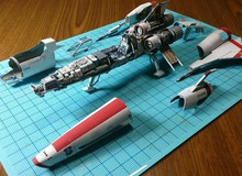 Độc đáo với mô hình phi thuyền Star Wars bằng giấy