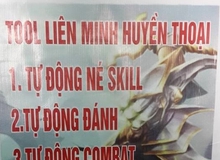 Đắng lòng quán Net dán poster quảng cáo hack Liên Minh Huyền Thoại