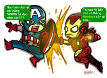 Màn cãi vã hài hước giữa Captain America và Iron Man về Civil War sắp tới