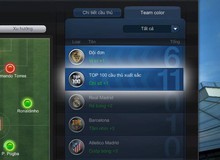 Team Color TOP100 Best và Dream Team điển hình trong FIFA Online 3